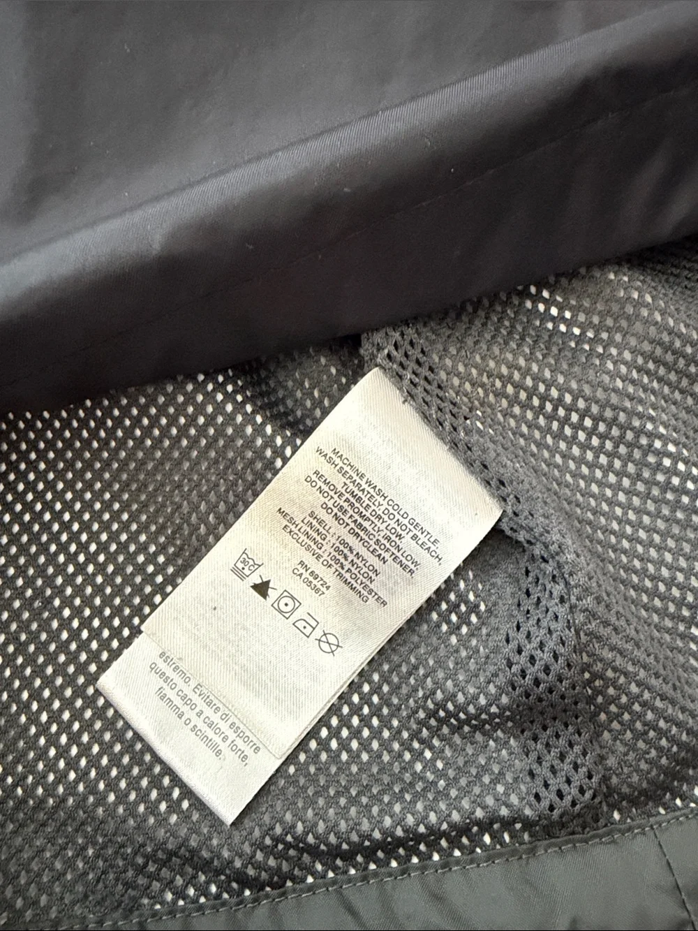 Columbia water repellent